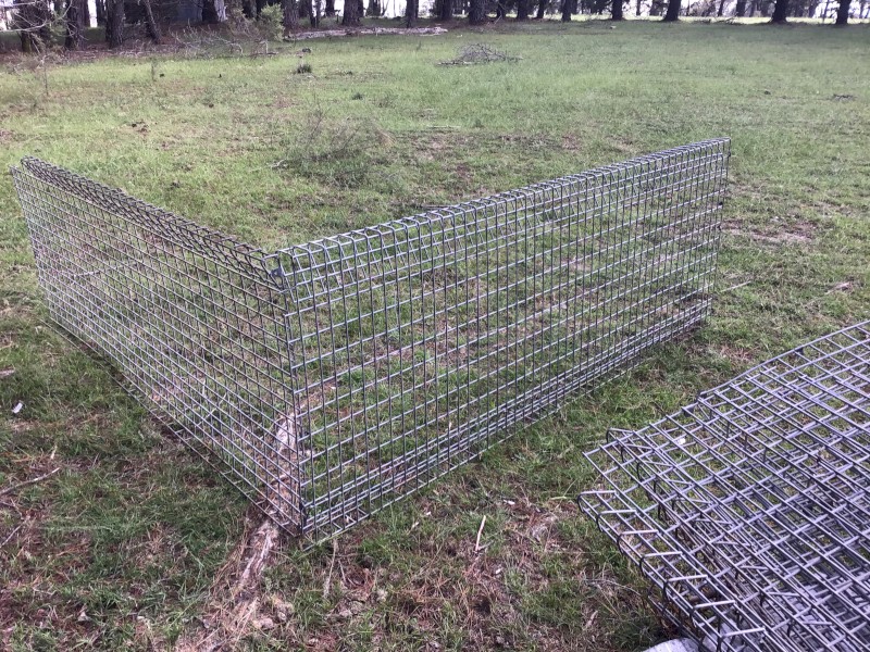 Galvanised roll top mesh  fencing panels 2400x900