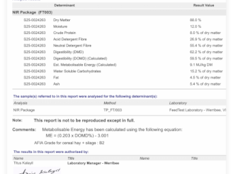75mt Oaten Hay 8x4x3 Bales