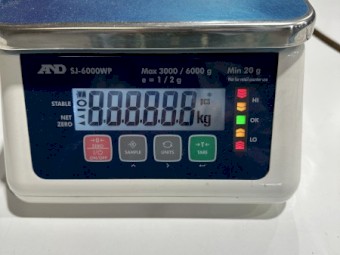 AND 6000g Bench Scales