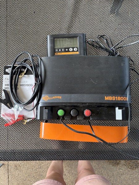 Gallagher MBS 1800i Fence Energizer - never used 