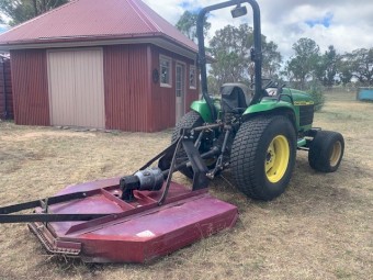 John Deere HST 4300 Tractor with Gessner Slasher