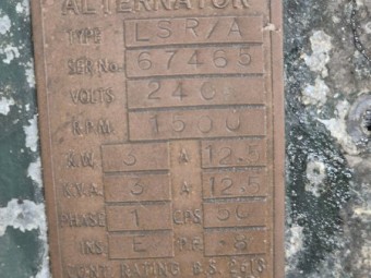 Lister/Davey Alternator