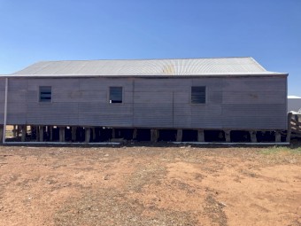 Shearing shed