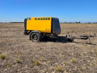 Kaeser M57 200 CFM Diesel Rotary Screw Air Compressor