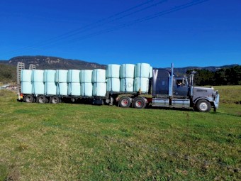 160 Fresh Silage Wrapped Round Bales