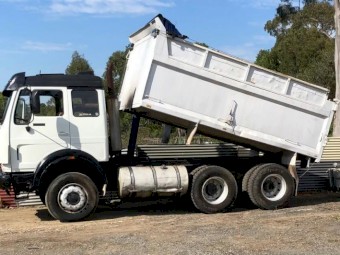 Tipper Truck | 1981 Mercedes 2233 Tandem Truck $25,000 + GST | Registered, COI til Sept | Ready for Work