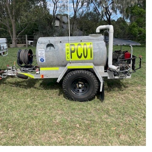 Diesel pressure cleaner site trailer