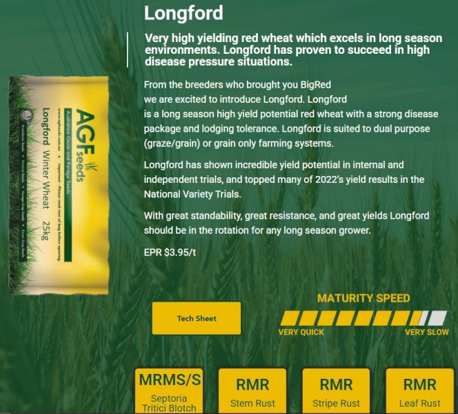 Longford Seed Wheat