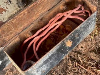 Original toolbox off Massey Ferguson 35
