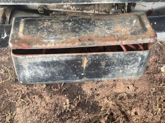 Original toolbox off Massey Ferguson 35