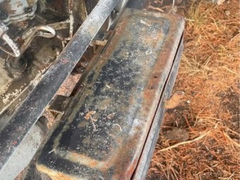 Original toolbox off Massey Ferguson 35