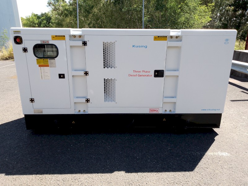 Kusing 100KVA  4 Pole Brushless Silenced Diesel Generator 3 Phase 415V + ATS