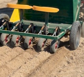 Garmach 5 Row garlic planter for garlic saffron flower bulbs