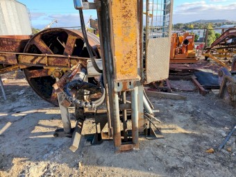 Lyco Hydraulic Post Driver with Hydraulic Sideshift and Hydraulic Auger