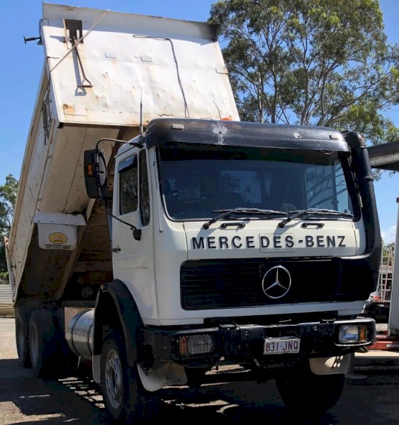 Tipper Truck - 1985 Mercedes 2222 Tandem Truck $16,000 + GST | Registered, COI til JUL | Ready for Work