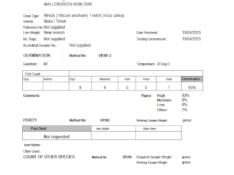 Illabo Wheat and Vetch Mix