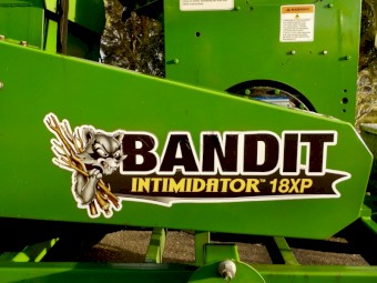 7/2017 BANDIT 18XP INTIMIDATOR 18XP 18" COMMERCIAL DIESEL WOOD CHIPPER