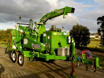 7/2017 BANDIT 18XP INTIMIDATOR 18XP 18" COMMERCIAL DIESEL WOOD CHIPPER