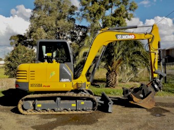 NEAR NEW 2024 XCMG XE55DA PLUS 6 TONNE TRACKED EXCAVATOR