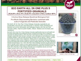 Bio Earth All Iin One Plus 9 Slow-Release Granules 