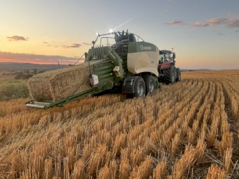 200mt Barley Straw Tailings 500kg 8x4x3 8 string HD Bales