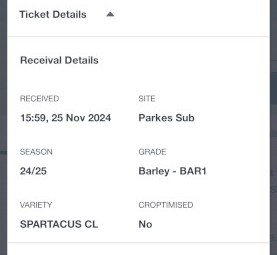 Malt/BAR1 Spec Barley 