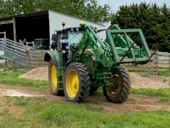 2019 John Deere 6125M Cab Tractor with 643R Loader & Precision Ag Package!