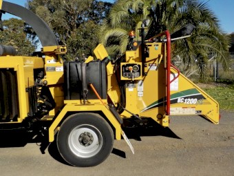 Late model 09/2018 VERMEER BC1200XL Commercial Diesel Wood Chipper