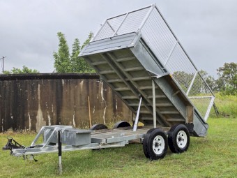 4.5T Gal Tipper Box Trailer #No GST#