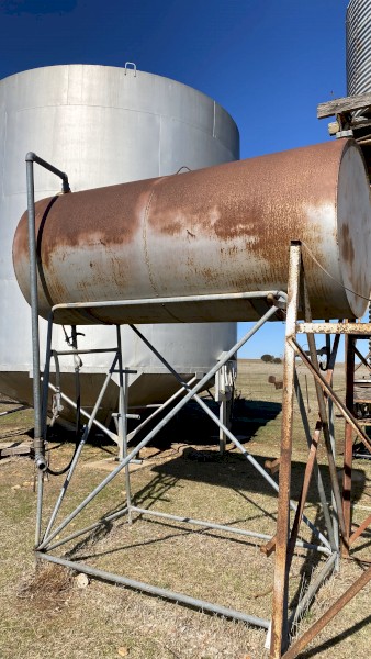 Diesel fuel tanks (times two) plus stands.