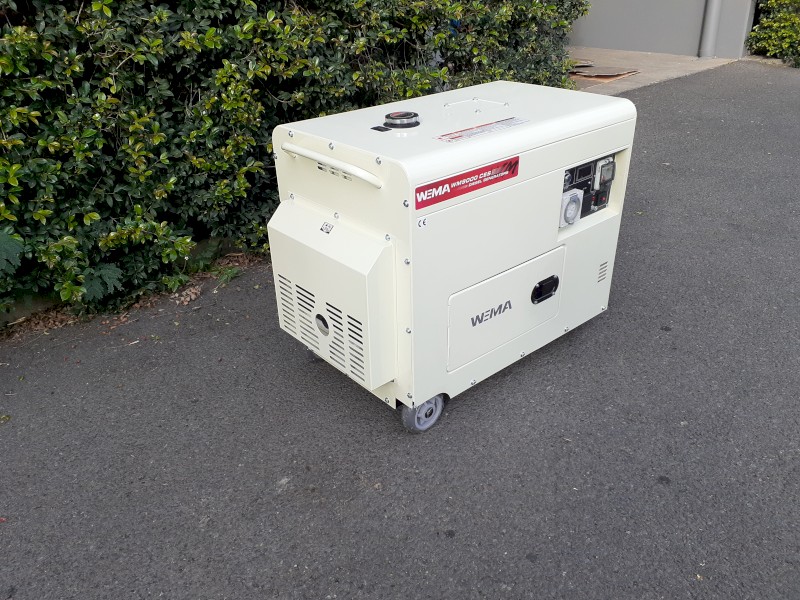 7.5KVA Air Cooled Diesel Standby Generator 240V