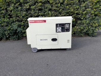7.5KVA Air Cooled Diesel Standby Generator 240V