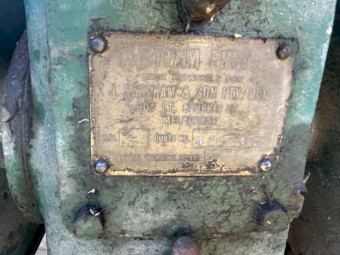 Bartram stationary dairy engine