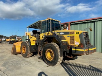 Komatsu WA380-6 scales and printer