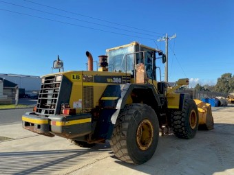 Komatsu WA380-6 scales and printer