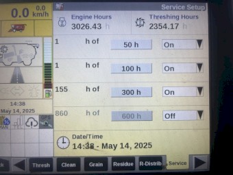 2020 Case IH 9250 Header with 60ft Midwest Front and Trailer