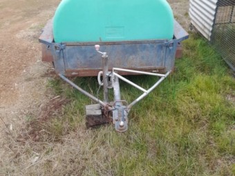 Rapid Spray on Steel Trailer