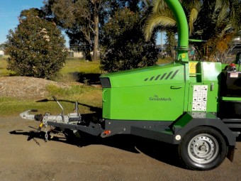 10/2017 GREENMECH ARB200 6" COMMERCIAL DIESEL MOBILE WOOD CHIPPER