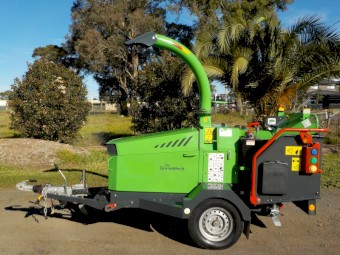 10/2017 GREENMECH ARB200 6" COMMERCIAL DIESEL MOBILE WOOD CHIPPER