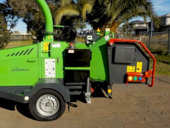 10/2017 GREENMECH ARB200 6" COMMERCIAL DIESEL MOBILE WOOD CHIPPER