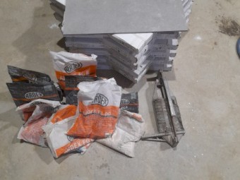 Large format floor and wall tiles