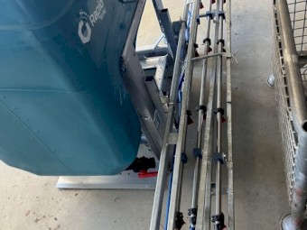 Brand New Never Used Field Link 600 litre 3 point linkage tractor sprayer fitted with 6 metre steel flat fold boom with breakaway complete with non-drip nozzles, plumbed centre/left/right, universal boom mount with slides 