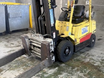 Hyster Forklift H2.50DX with Cascade Turnafork