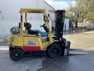 Hyster Forklift H2.50DX with Cascade Turnafork