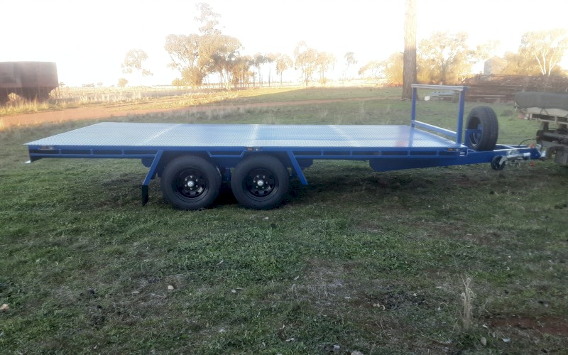 New 3.5 Ton flat top trailer 6m x 2.4m built to last 