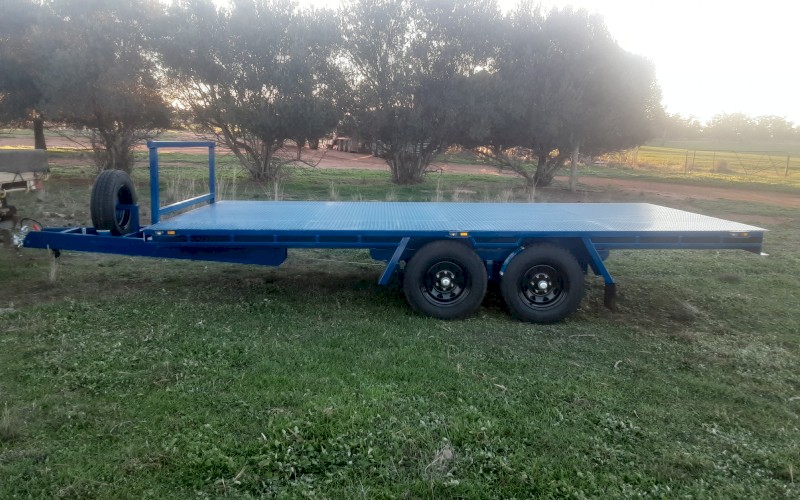 3.5 Ton flat top trailer 4.8m x 2.4m built to last 