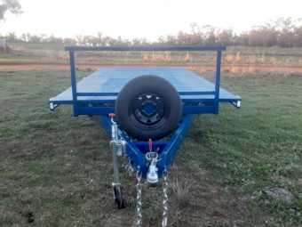 3.5 Ton flat top trailer 4.8m x 2.4m built to last 