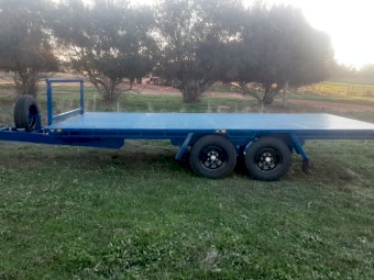 3.5 Ton flat top trailer 4.8m x 2.4m built to last 