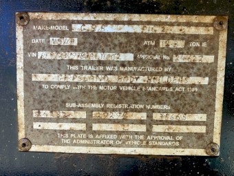 Gippsland Body Builders Bogey Pig Plant Trailer