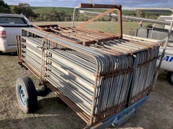 Thornton Portable sheep yards 